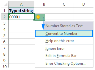 Chuyển sang định dạng số