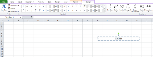 Hướng Dẫn Chèn Công Thức Toán Học Trong Excel Tùy chỉnh công thức toán học