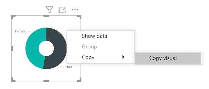 Sao chép Visual trong Power BI