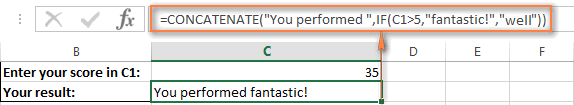 Nâng Cao Hiệu Suất Với Hàm IF Trong Excel IF trong CONCATENATE