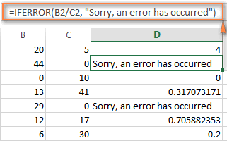 Nâng Cao Hiệu Suất Với Hàm IF Trong Excel Hàm IFERROR