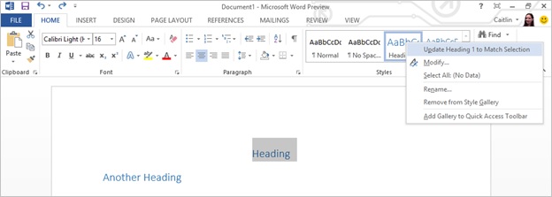Cập nhật kiểu chữ