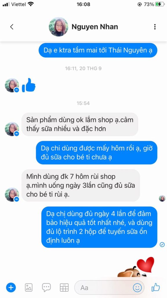 Đánh Giá Trà Lợi Sữa Mộc An: Có Tốt Không? Mua Ở Đâu? alt text: Phản hồi của người dùng về trà lợi sữa Mộc An
