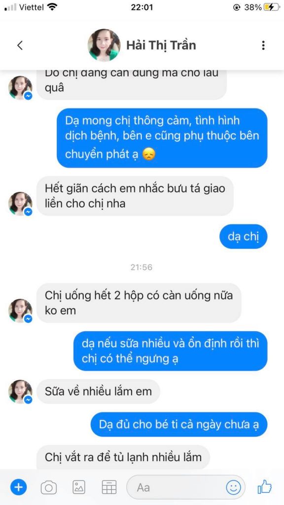 Đánh Giá Trà Lợi Sữa Mộc An: Có Tốt Không? Mua Ở Đâu? alt text: Phản hồi của người dùng về trà lợi sữa Mộc An