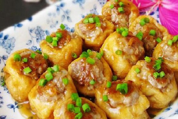 Đậu phụ nhồi thịt món ăn bồ dưỡng cho mẹ sau sinh