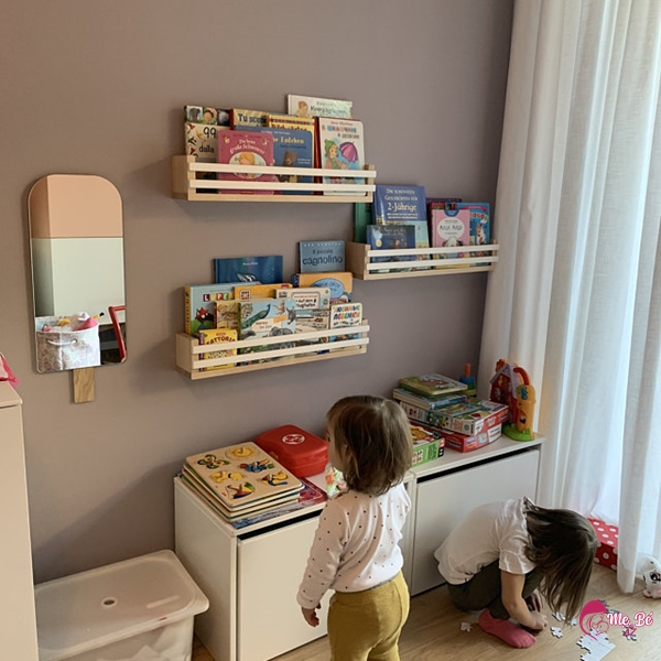 Giá sách gỗ đơn giản