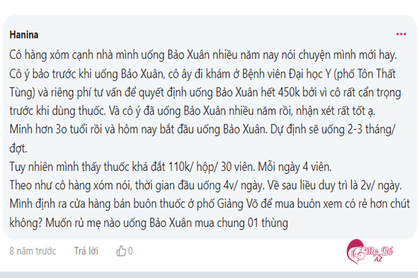 Review Viên Uống Bảo Xuân Gold: Có Tốt Như Lời Đồn?