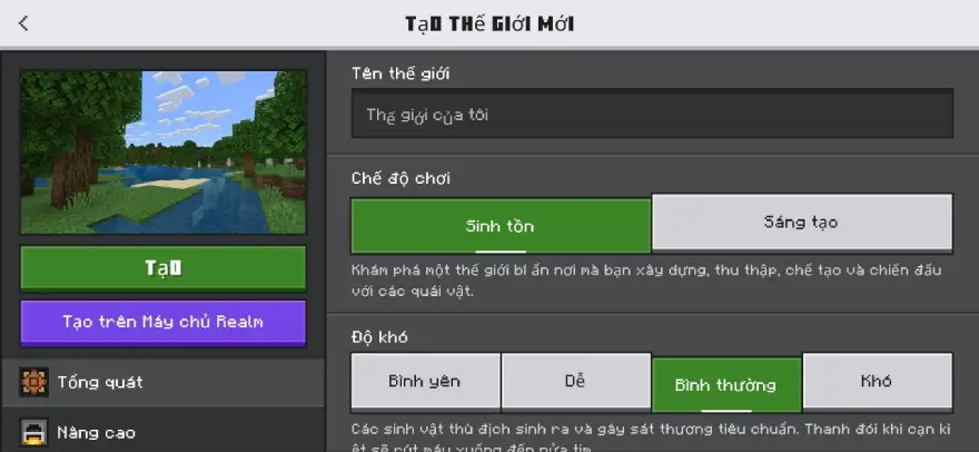 Hình ảnh Minecraft Mod APK trên điện thoại
