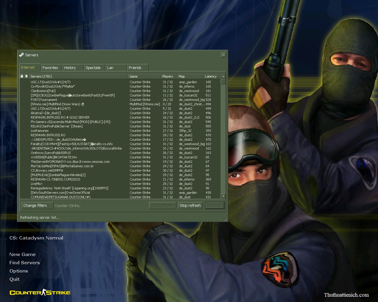 Chơi Counter-Strike 1.6 Online