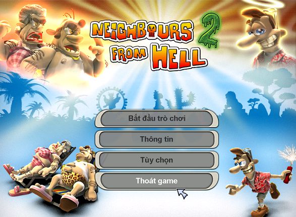 Cảnh trong game Hàng Xóm Tinh Nghịch 2