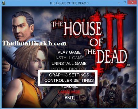Chơi game The House of the Dead 3