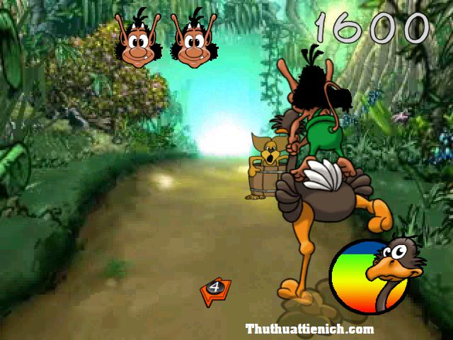 Hugo đang chơi trong hầm mỏ