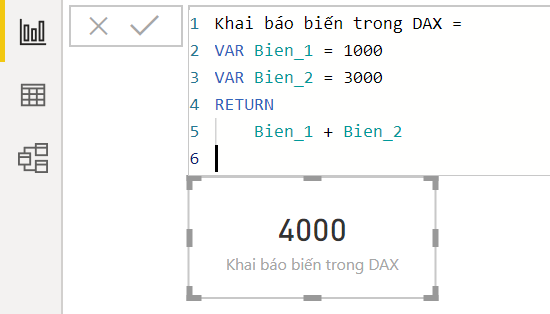 Hướng Dẫn Khai Báo Biến Trong DAX Function Power BI alt