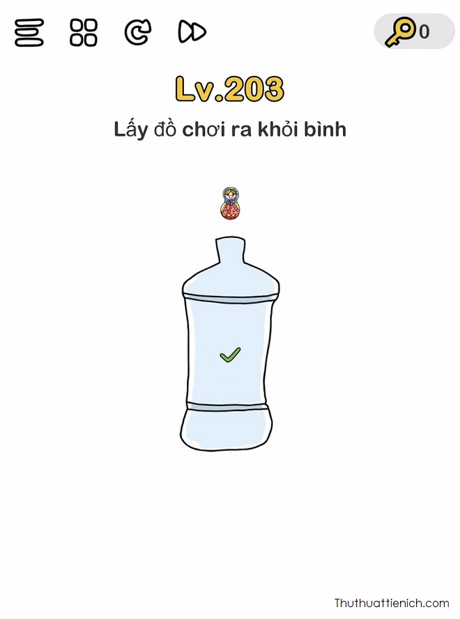 Đáp án Level 203 game Brain Out