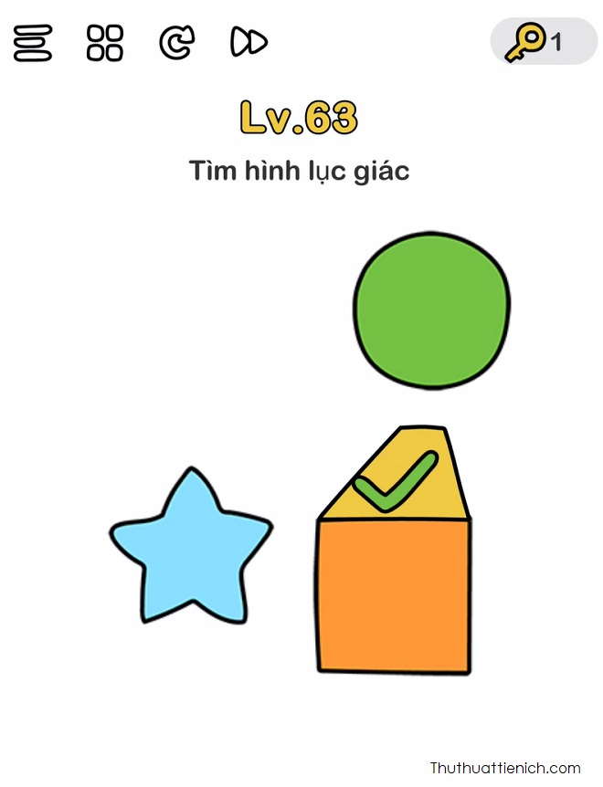 Đáp án Level 63 game Brain Out