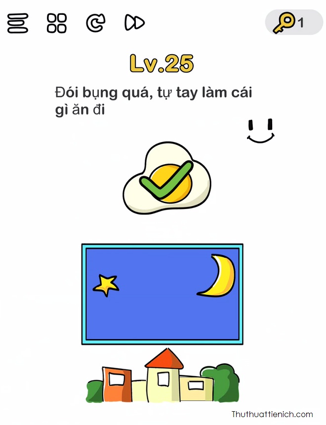 Đáp án Level 25 game Brain Out