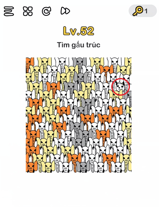 Đáp án Level 52 game Brain Out