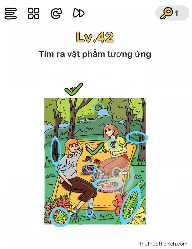 Đáp án Level 42 game Brain Out