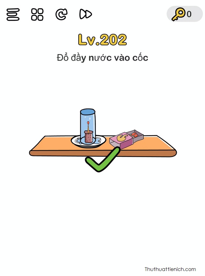 Câu trả lời Level 202 game Brain Out