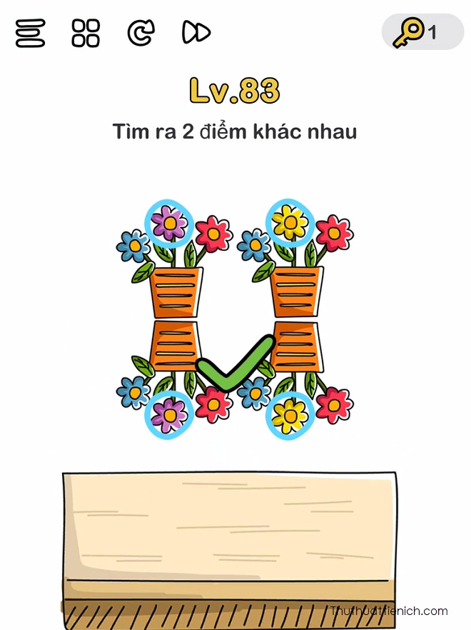 Đáp án Level 83 game Brain Out