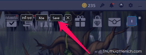 Lưu thiết lập bàn phím trong Maplestory M trên Bluestacks