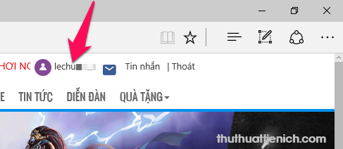 Thông tin tài khoản VTC sau khi đăng ký