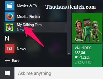 Kéo game ra Desktop hoặc ghim xuống Taskbar