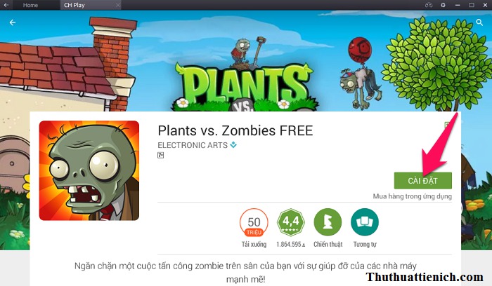 Nút cài đặt game