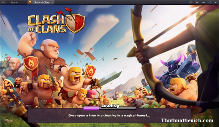Hướng dẫn chơi Clash of Clans trên PC bằng BlueStacks Giao diện chiến đấu trong Clash of Clans