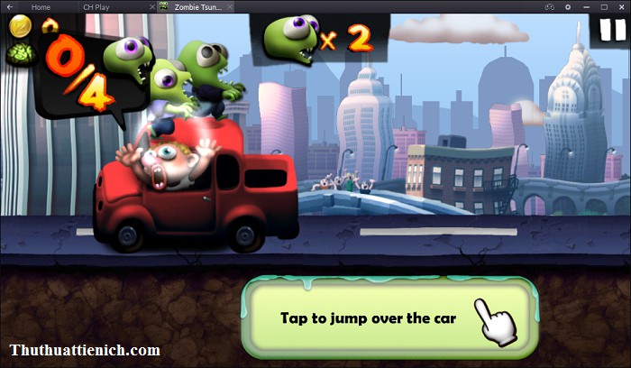 Hình ảnh gameplay Zombie Tsunami