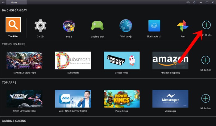 Tìm game Plants vs. Zombies 2 trong thư viện ứng dụng BlueStacks