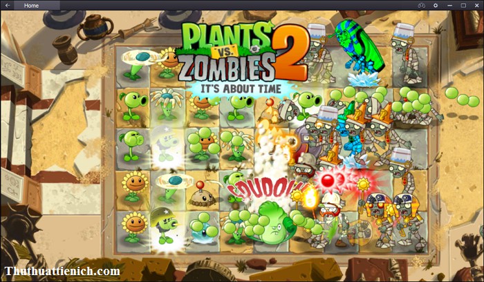Hình ảnh gameplay Plants vs. Zombies 2