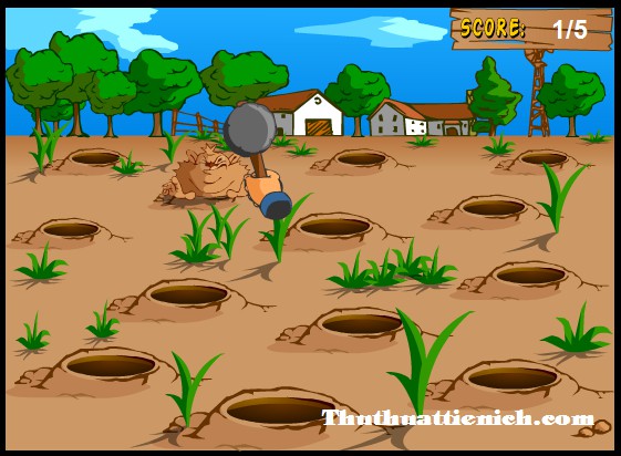 Hình ảnh chuột chui lên khỏi hang