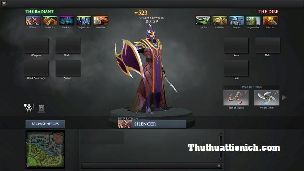 Ảnh chụp màn hình trong game DOTA 2