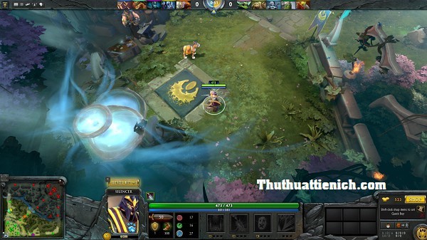 Giao diện game DOTA 2
