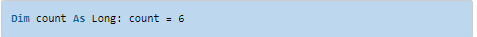 Using the colon operator to declare and assign in one line