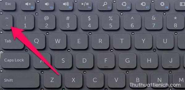 Mở cửa sổ console