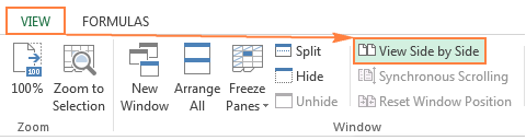 Mở View Side by Side