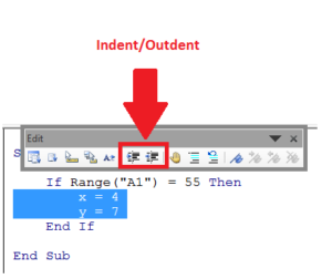 Biểu tượng thụt lề