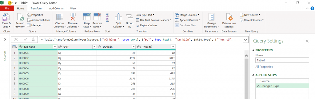 Xóa Khoảng Trắng Đặc Biệt trong Excel với Power Query