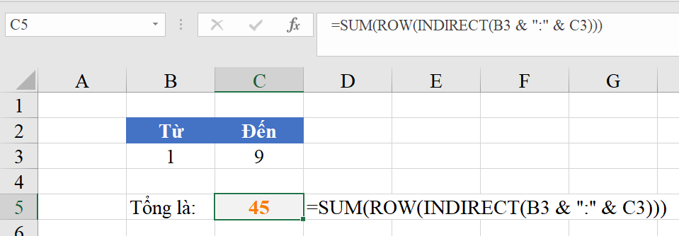 Tính Tổng Liên Tiếp trong Excel: 3 Cách Đơn Giản và Nhanh Chóng Ví dụ minh họa cách tính tổng liên tiếp trong Excel bằng công thức mảng