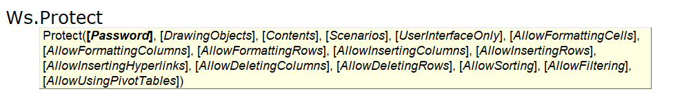 Đặt mật khẩu cho Sheet