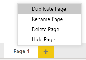 Nhân bản Trang trong Power BI