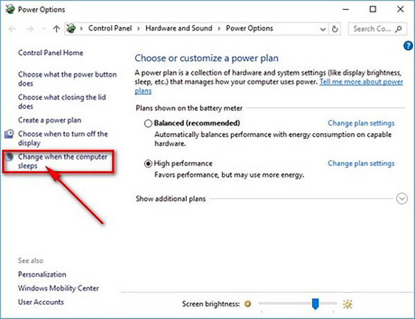 Tùy chỉnh chế độ Sleep trong Power Options - Ảnh 2