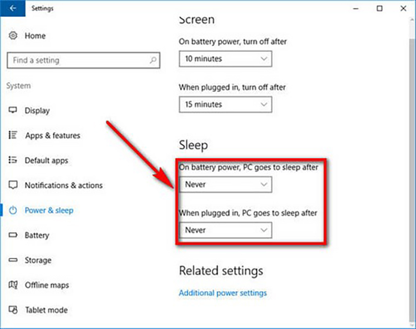Tùy chỉnh chế độ Sleep trong Power Options - Ảnh 3