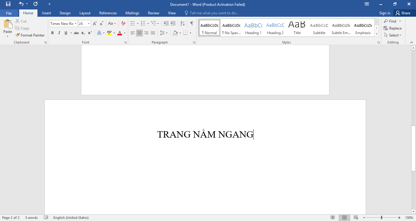 Kết quả xoay trang