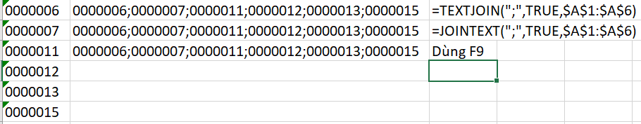 Định dạng danh sách hóa đơn xóa bỏ