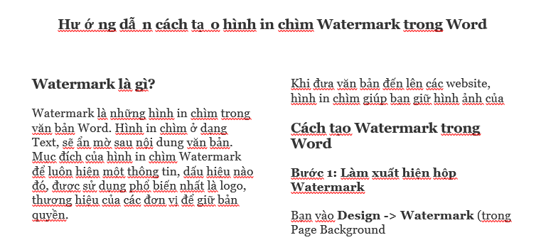 Giữ lại tiêu đề khi chia cột