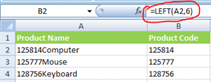 Hướng Dẫn Sử Dụng Hàm Văn Bản Trong Excel Cho Phân Tích Dữ Liệu hàm left trong excel
