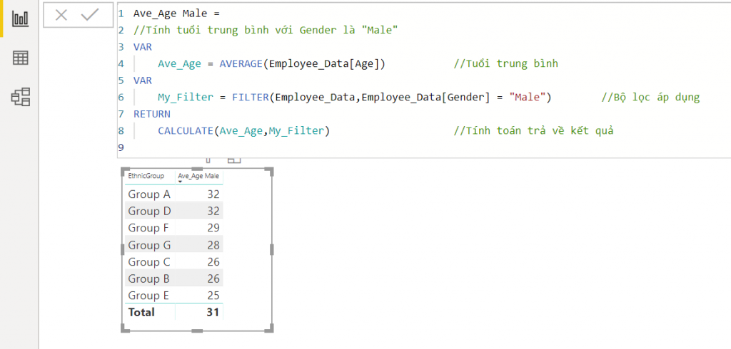 Hướng Dẫn Khai Báo Biến Trong DAX Function Power BI alt